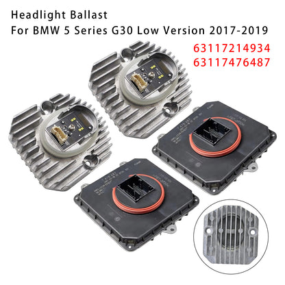 2017-2019 BMW 5 Series G30 Low Version 63117214934 2PCS LED Daytime Driving Light Module+Adaptive Headlight Ballast Control Module