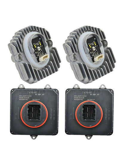 2017-2019 BMW 5 Series G30 Low Version 63117214934 2PCS LED Daytime Driving Light Module+Adaptive Headlight Ballast Control Module