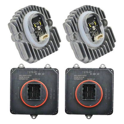 2017-2019 BMW 5 Series G30 Low Version 63117214934 2PCS LED Daytime Driving Light Module+Adaptive Headlight Ballast Control Module