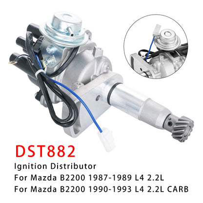 1987-1993 Mazda B2200 DST882 Ignition Distributor w/Cap & Rotor