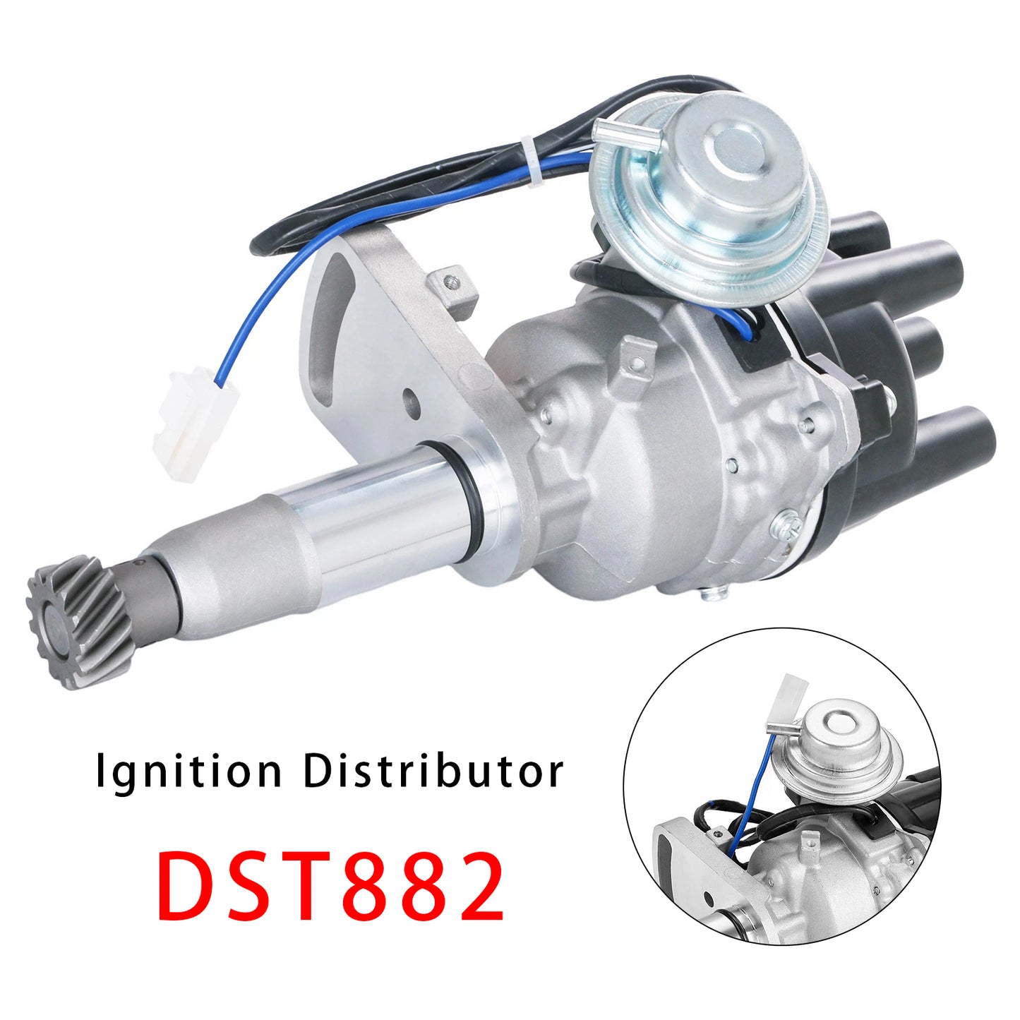 1987-1993 Mazda B2200 DST882 Ignition Distributor w/Cap & Rotor