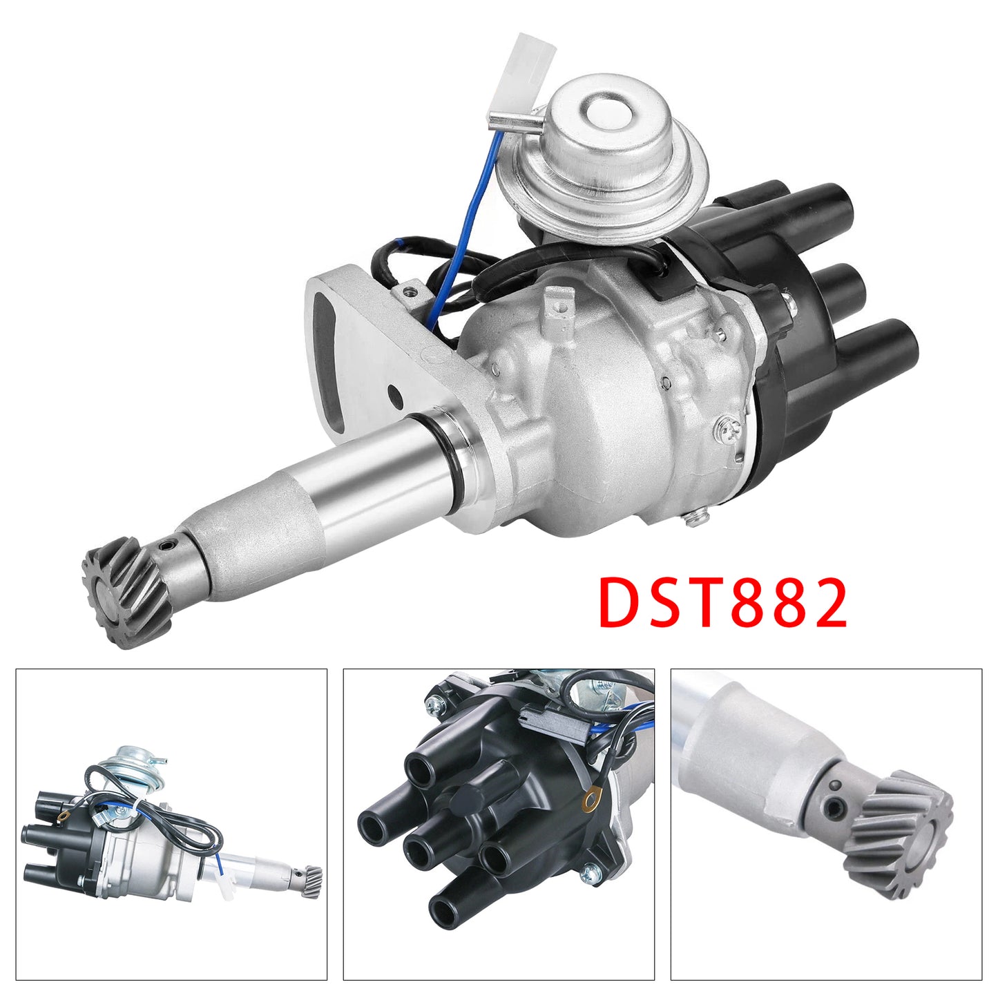 1987-1993 Mazda B2200 DST882 Ignition Distributor w/Cap & Rotor