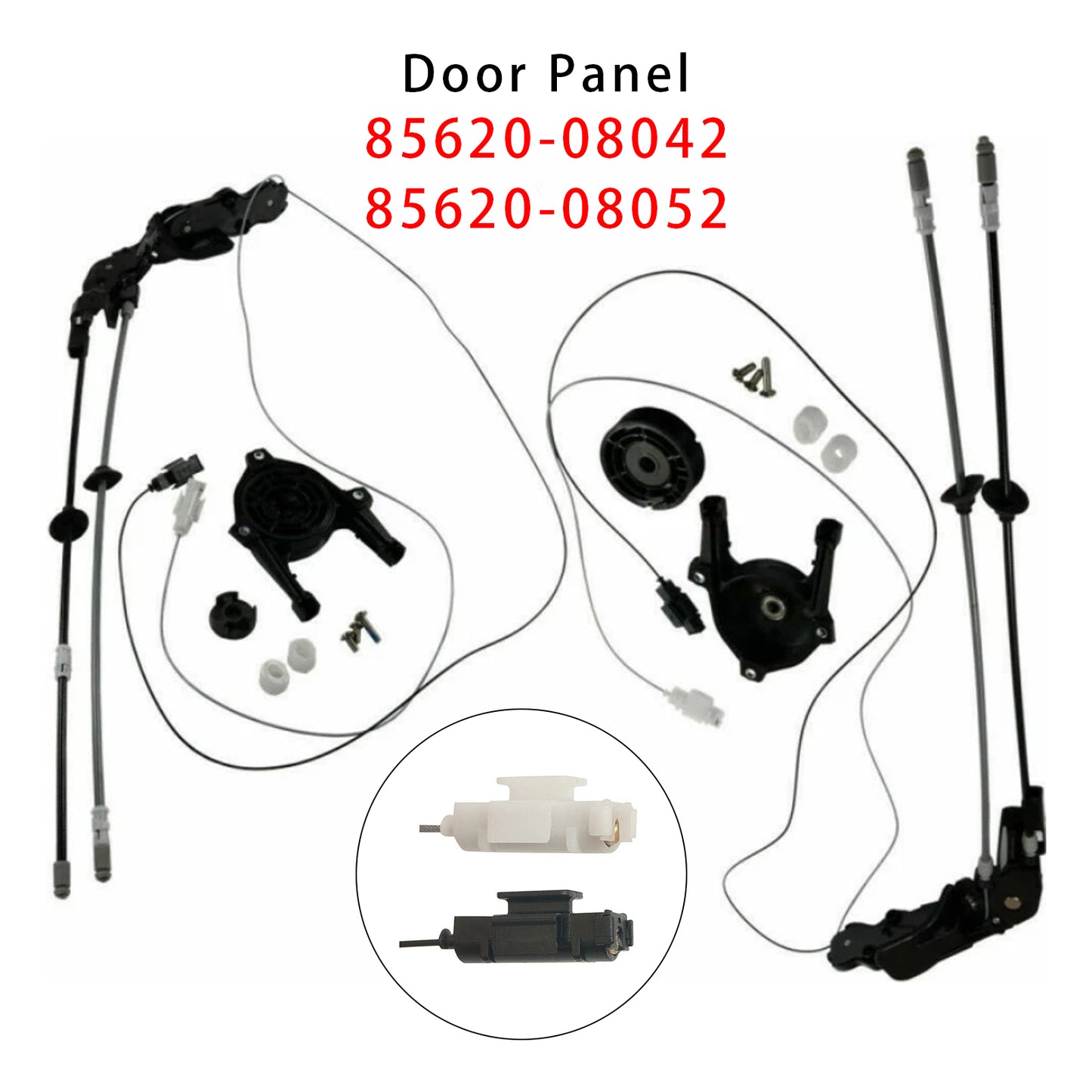 04-10 Sienna 85620-08042+85620-08052 Power Sliding Door Cable w/o Motor Set