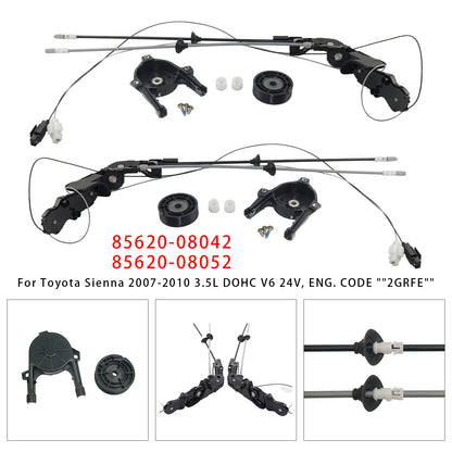 04-10 Sienna 85620-08042+85620-08052 Power Sliding Door Cable w/o Motor Set