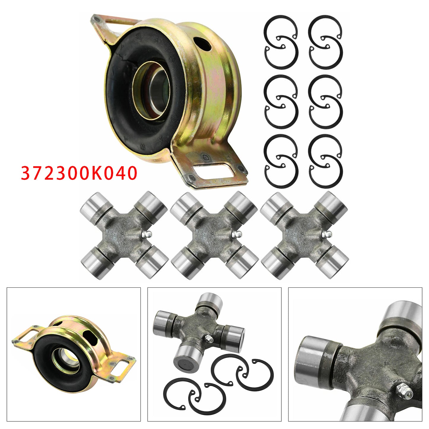 2005-2015 Toyota Tacoma 372300K040 Driveshaft Support Bearing & U-Joints
