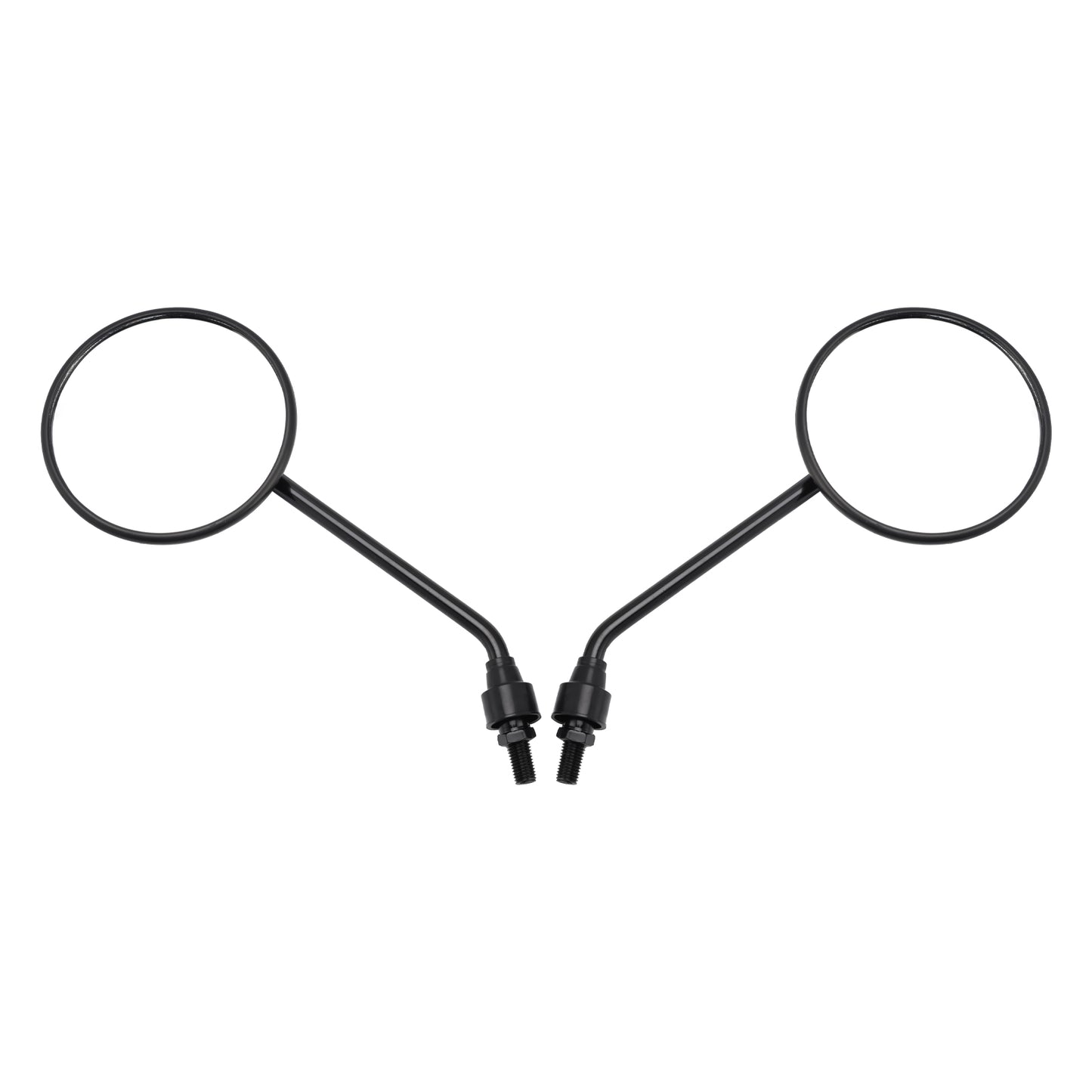1993-1994 Honda NX650 Dominator 88110-MM9-013 Black 10mm Rearview Mirror Set