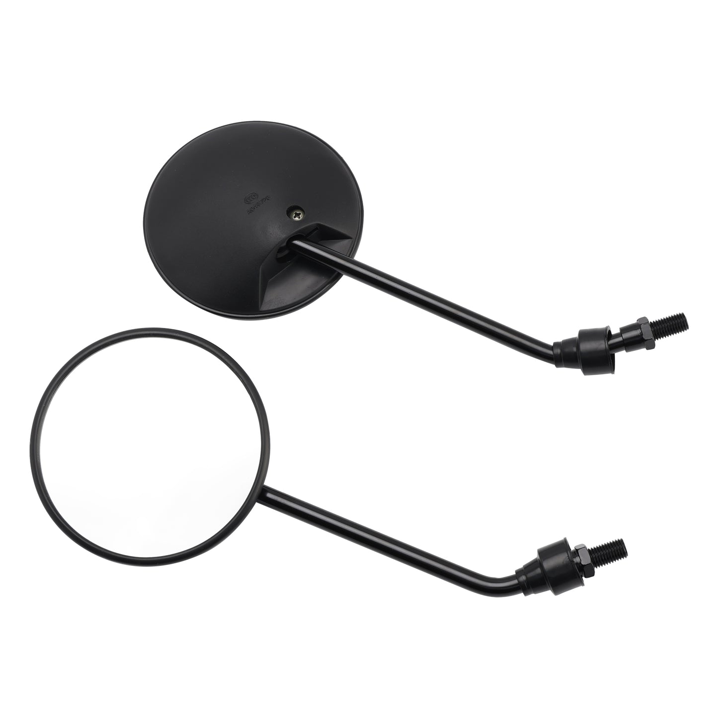 1993-1994 Honda NX650 Dominator 88110-MM9-013 Black 10mm Rearview Mirror Set