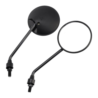 1993-1994 Honda NX650 Dominator 88110-MM9-013 Black 10mm Rearview Mirror Set