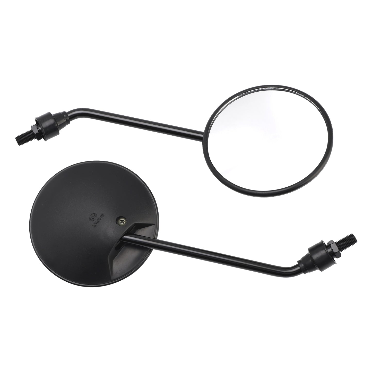 1993-1994 Honda NX650 Dominator 88110-MM9-013 Black 10mm Rearview Mirror Set