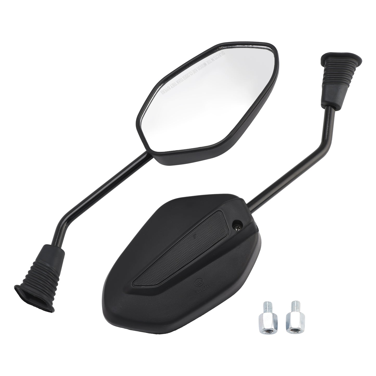 2017-2022 Honda Dio 110 SCV110 Black Rearview Mirrors Left & Right