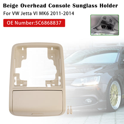 2011-2014 VW Jetta VI MK6 5C6868837 Overhead Console Sunglass Holder