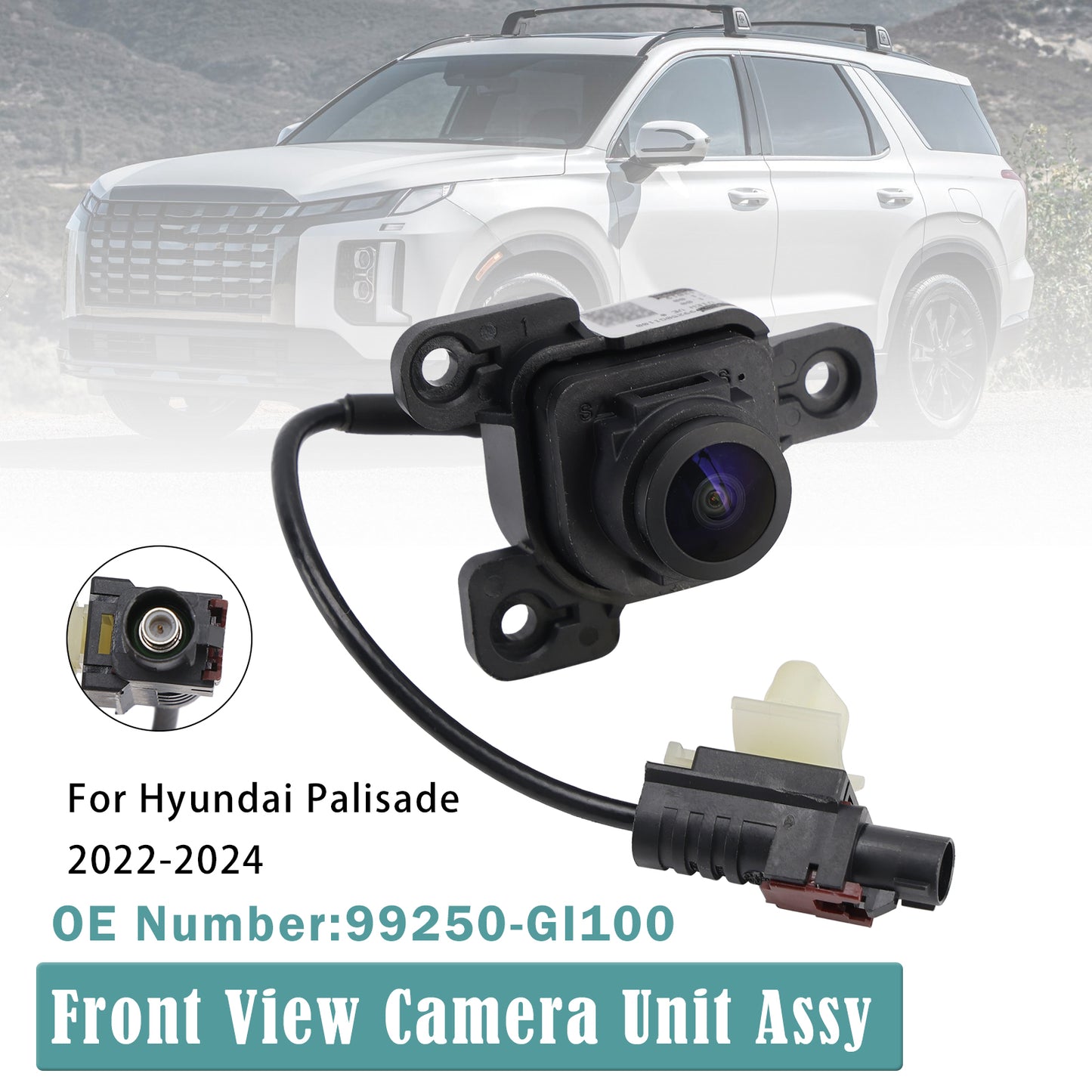 2022-2024 Hyundai Palisade 99250-GI100 Front View Camera Unit Assy