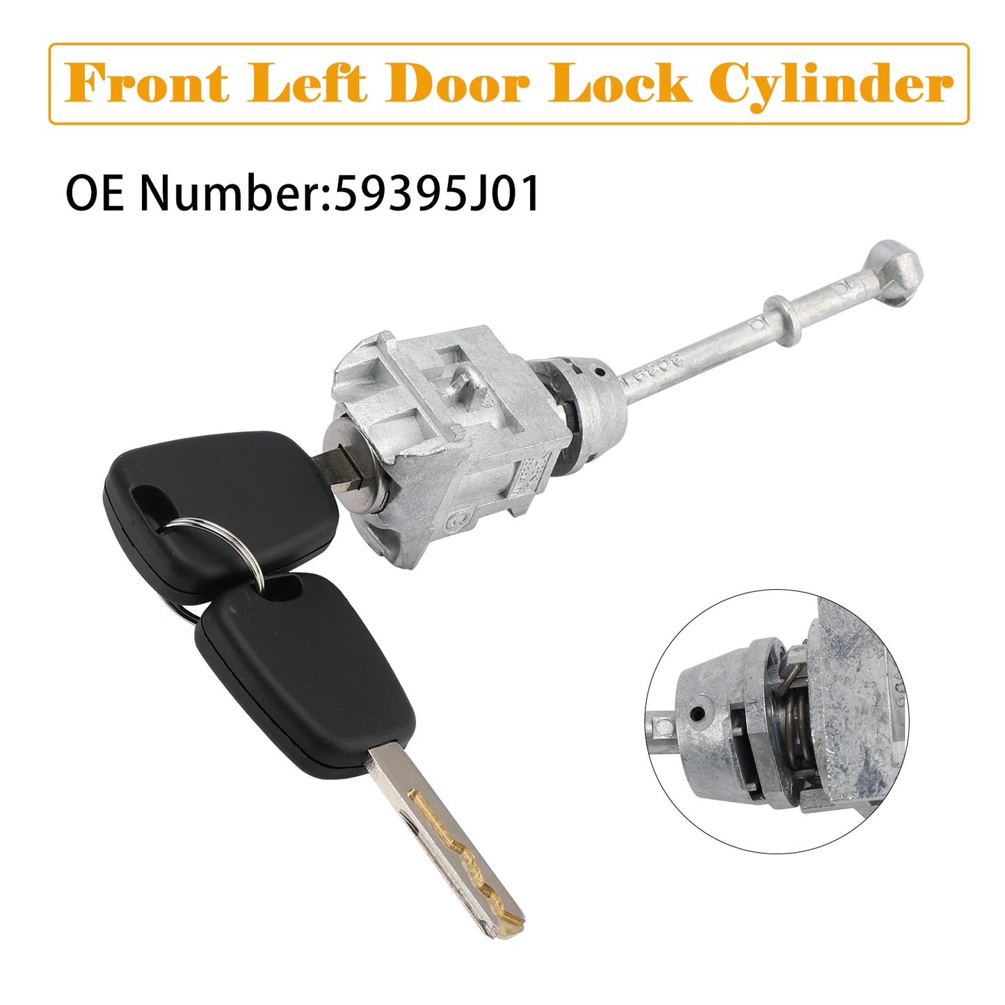 2010-2018 Peugeot 508 SW I 59395J01 Front Left Door Lock Cylinder