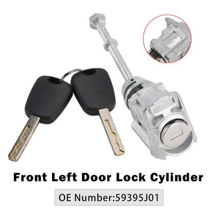 2010-2018 Peugeot 508 SW I 59395J01 Front Left Door Lock Cylinder