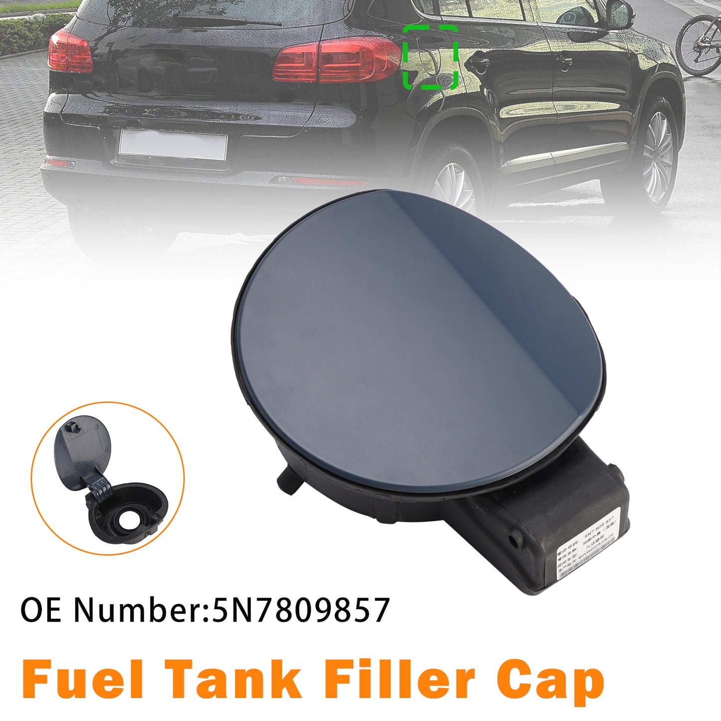 2011-2018 VW TIGUAN 2.0 TSI 4motion SUV 5N7809857 Fuel Tank Filler Cap