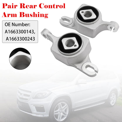 Mercedes-Benz GL350 ML250 GLE63 AMG 1663300143 A1663300243 2PCS Rear Control Arm Bushing