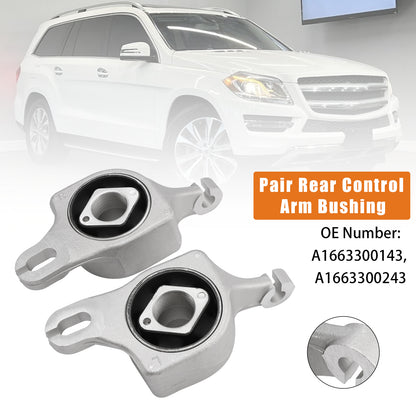 Mercedes-Benz GL350 ML250 GLE63 AMG 1663300143 A1663300243 2PCS Rear Control Arm Bushing
