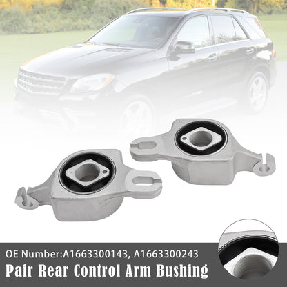 Mercedes-Benz GL350 ML250 GLE63 AMG 1663300143 A1663300243 2PCS Rear Control Arm Bushing