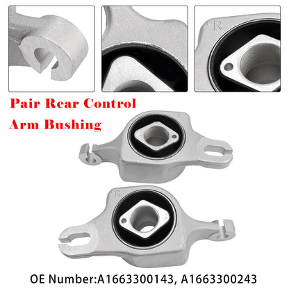 Mercedes-Benz GL350 ML250 GLE63 AMG 1663300143 A1663300243 2PCS Rear Control Arm Bushing