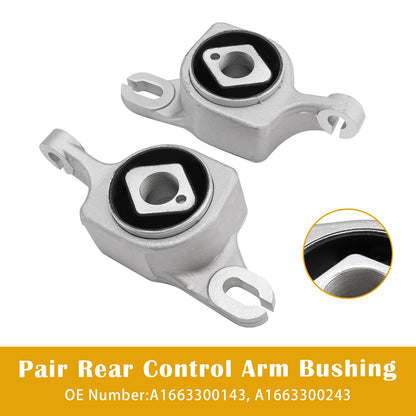 Mercedes-Benz GL350 ML250 GLE63 AMG 1663300143 A1663300243 2PCS Rear Control Arm Bushing