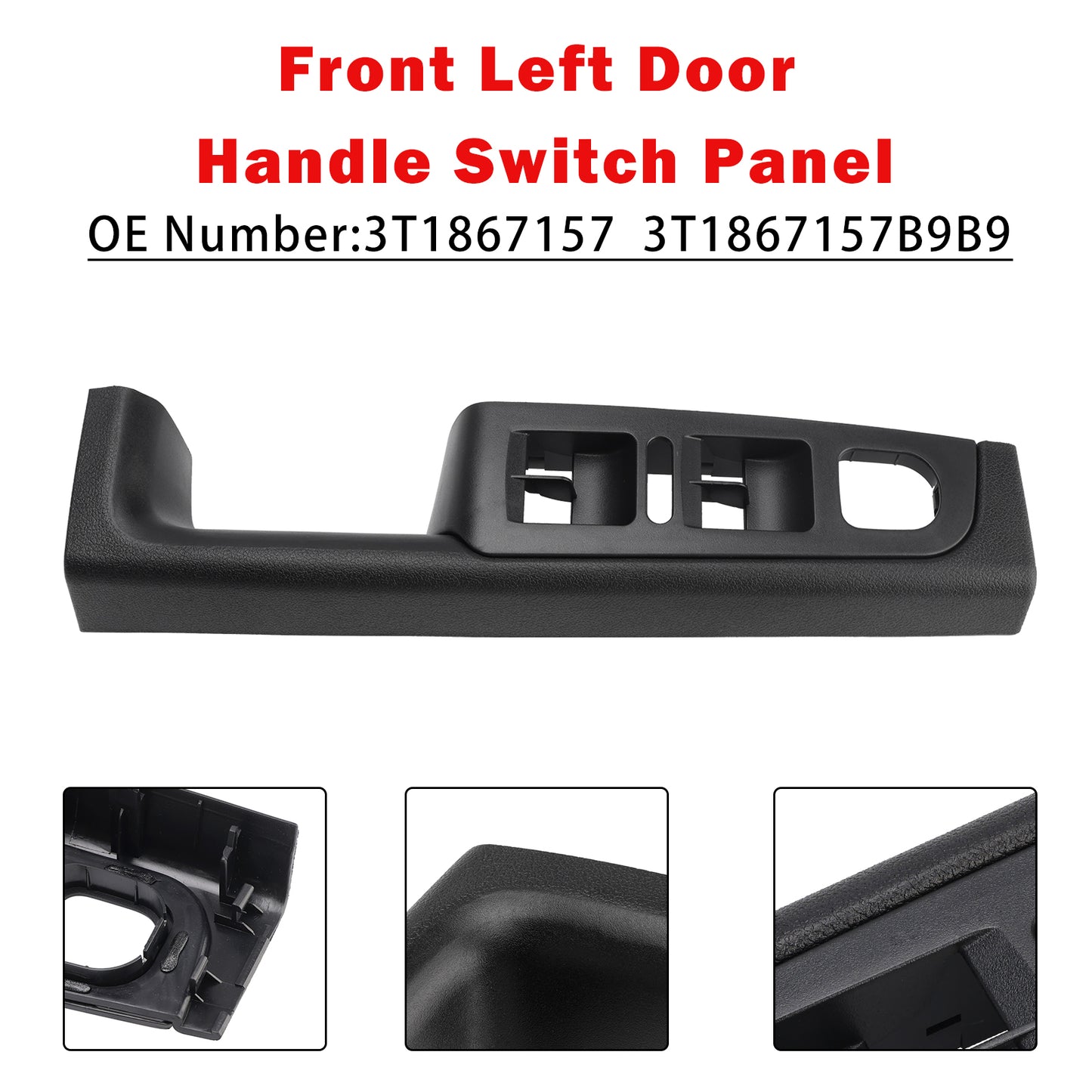 2008-2015 Skoda Superb (3T) 3T1867157 Front Left Door Handle Switch Panel