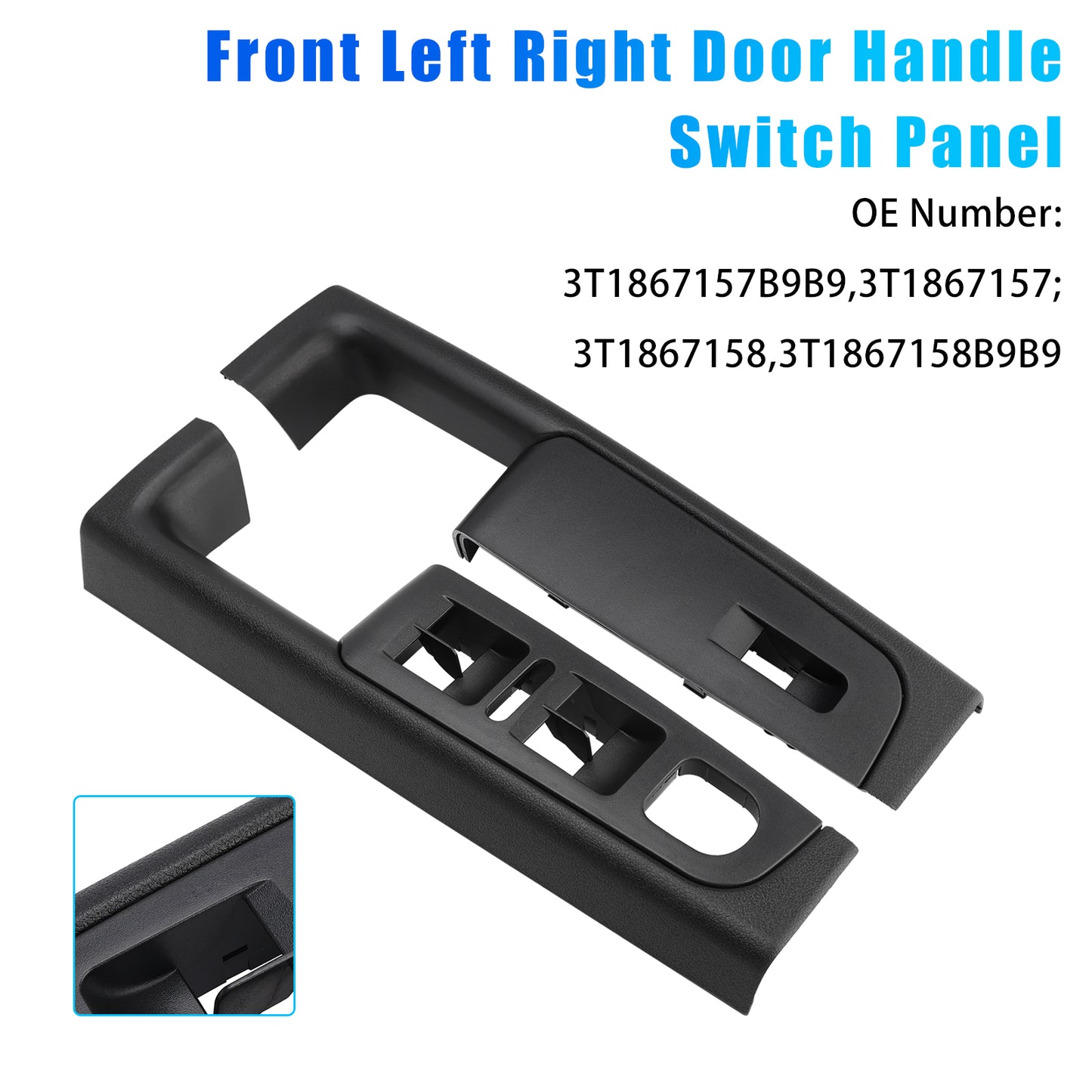 2008-2015 Skoda Superb (3T) 3T1867157B9B9 3T1867157 Front Left+Right Door Handle Switch Panel