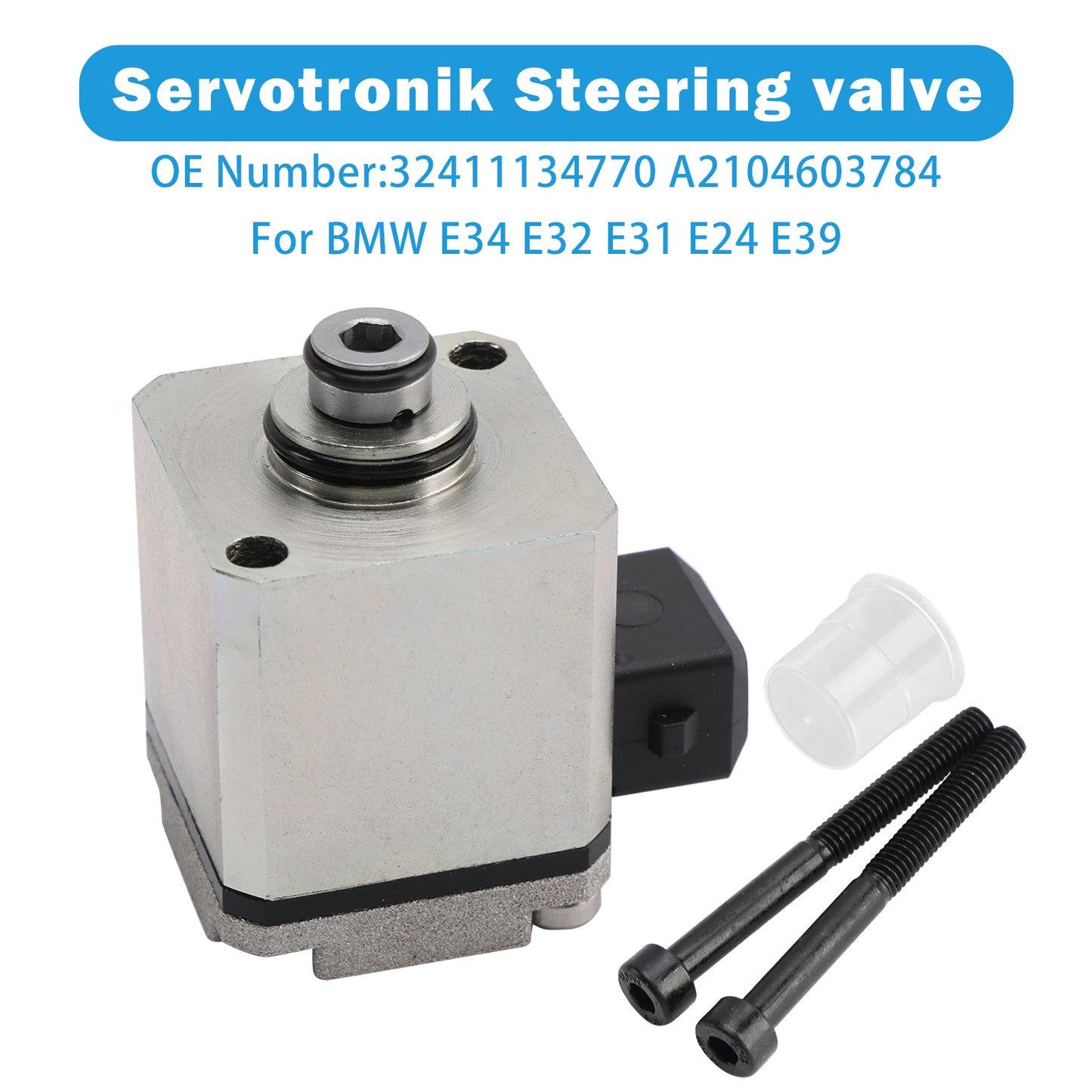 BMW E34 E32 E31 E24 E39 32411134770 A2104603784 Servotronik Steering valve