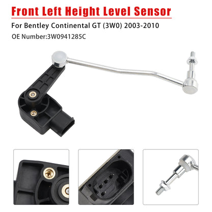 2003-2010 Bentley Continental GT 3W0941285C Front Left Height Level Sensor