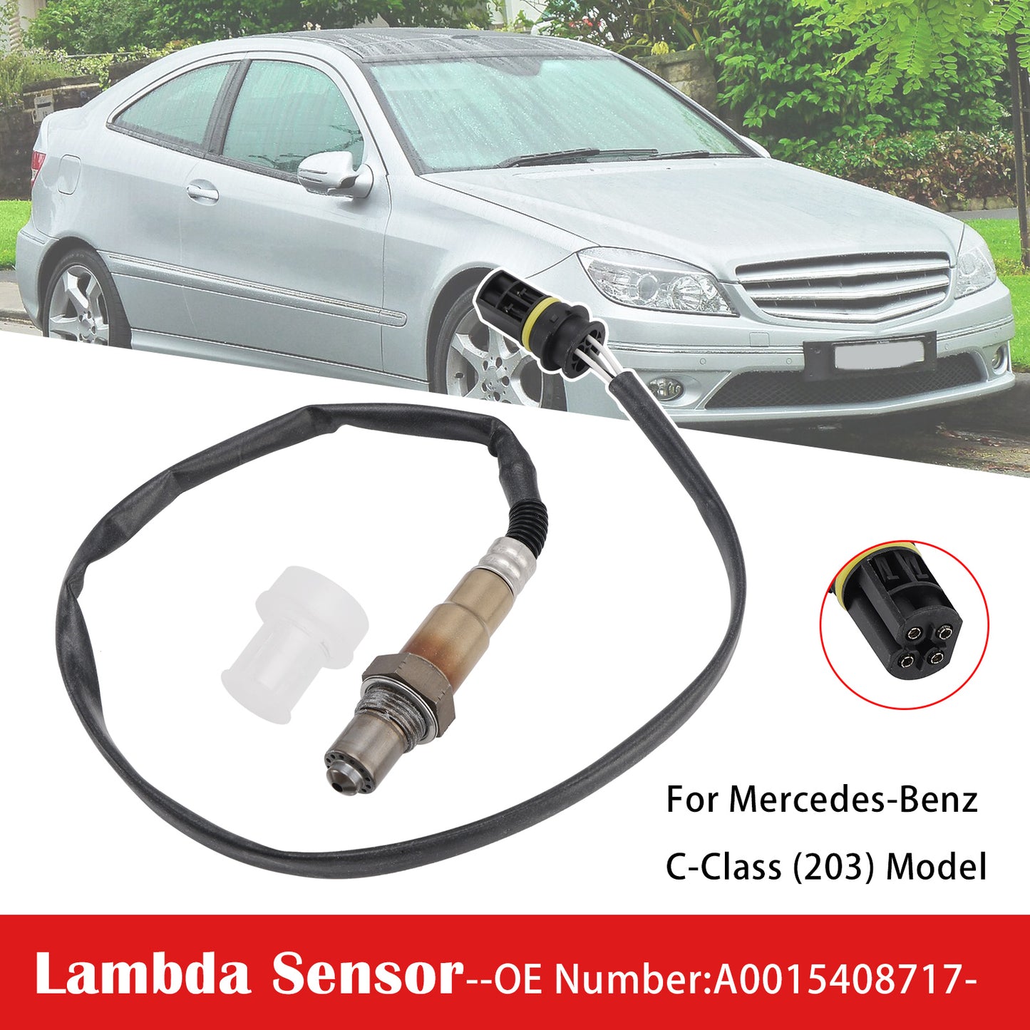 2000-2007 Mercedes-Benz C-Class (203) A0015408717 Pre Lambda Sensor