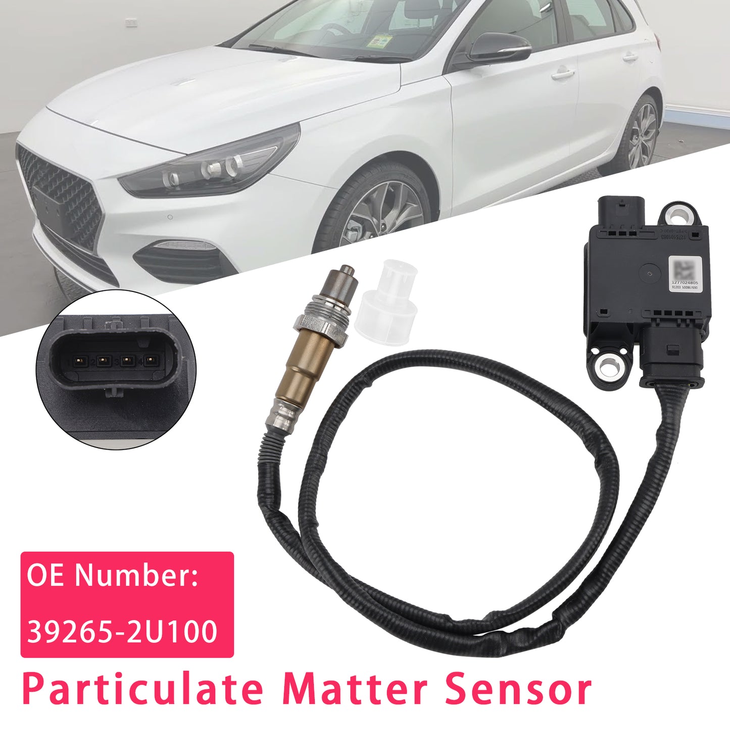 2018/03-2025/12 Kia Ceed CD 1.6 CRDi 136 1598 ccm 100 KW 136 PS 39265-2U100 Particulate Matter Sensor