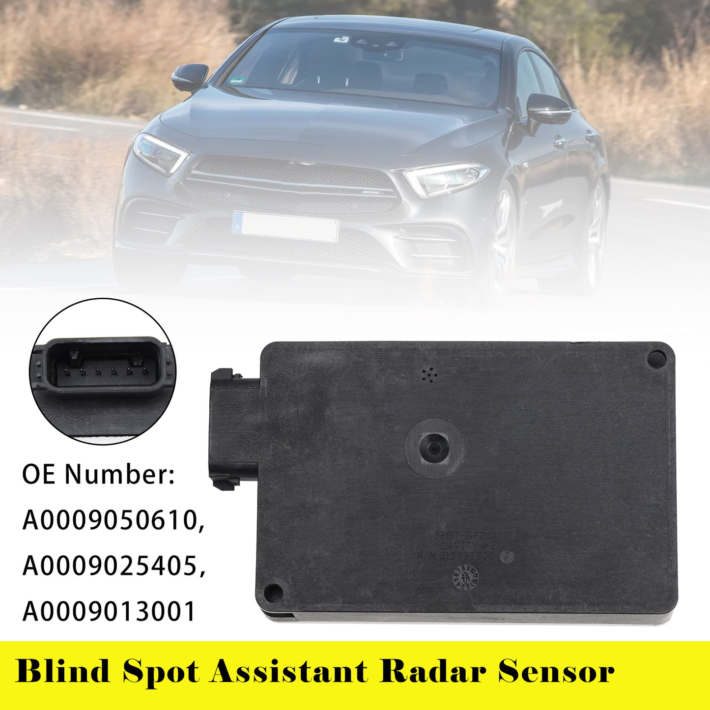 Mercedes E CLA CLS ML GL Class A0009050610 Blind Spot Assistant Radar Sensor