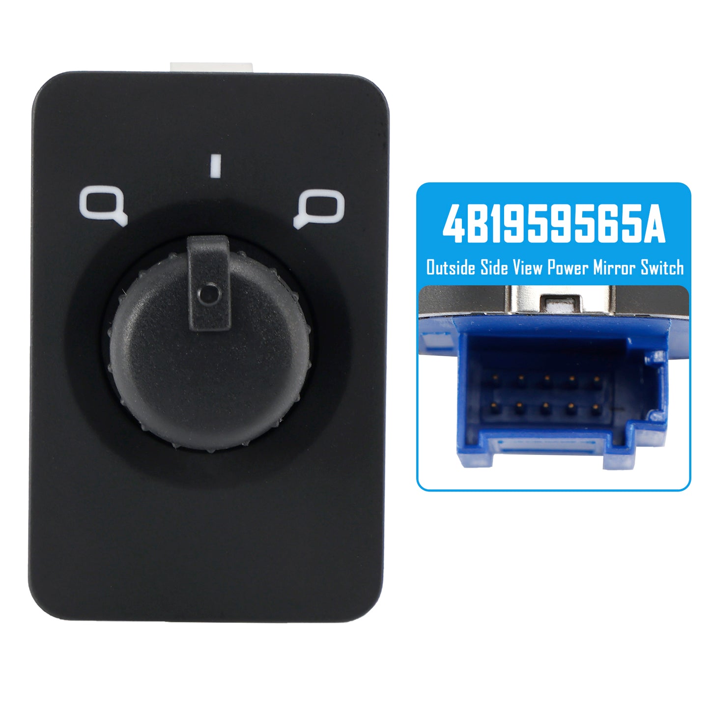 1998-2001 Audi A6 4B1959565A Outside Side View Power Mirror Switch