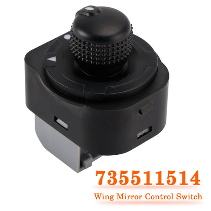 Fiat Fiorino Qubo Doblo Peugeot Bipper 735511514 Wing Mirror Control Switch
