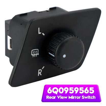 2002-2010 VW Polo 6Q0959565 Rear View Mirror Switch Adjust Knob With Heat