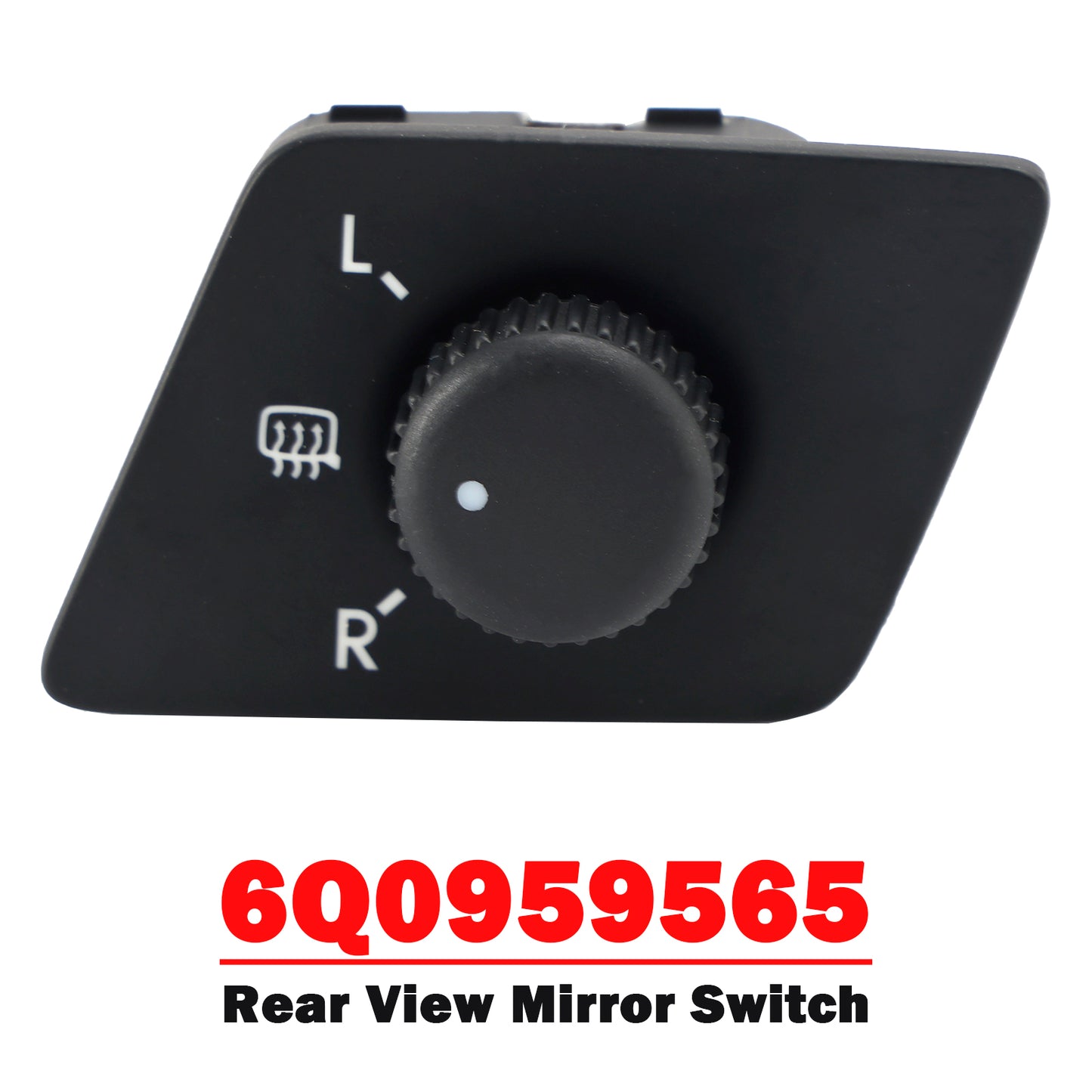 2002-2010 VW Polo 6Q0959565 Rear View Mirror Switch Adjust Knob With Heat