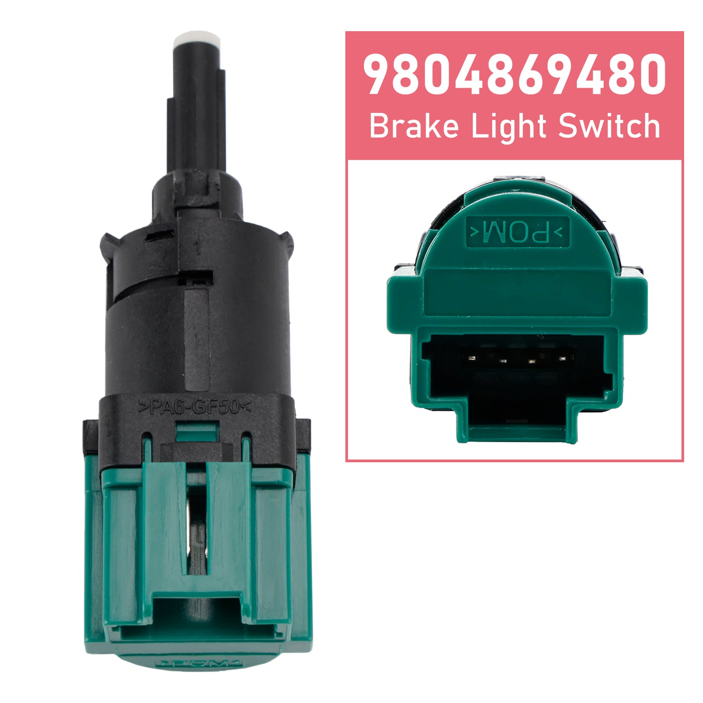 2009-2014 Peugeot 308 CC 4B_ 1.6 Convertible 9670430580 Brake Light Switch