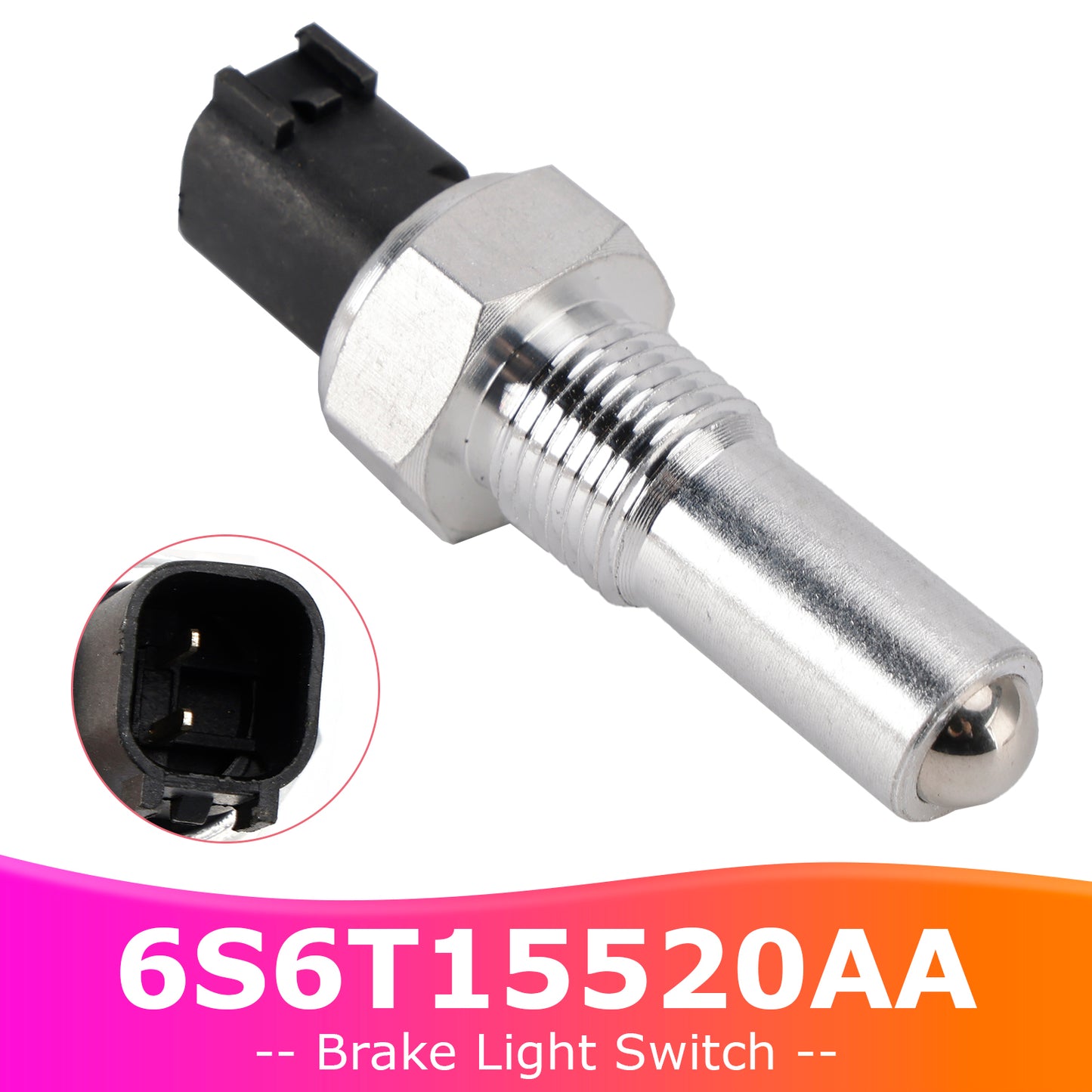 2008- Ford Fiesta MK6 1.0, 1.25, 1.4, 1.5, 1.6, LPG, Ti, TDCi 6S6T15520AA Brake Light Switch