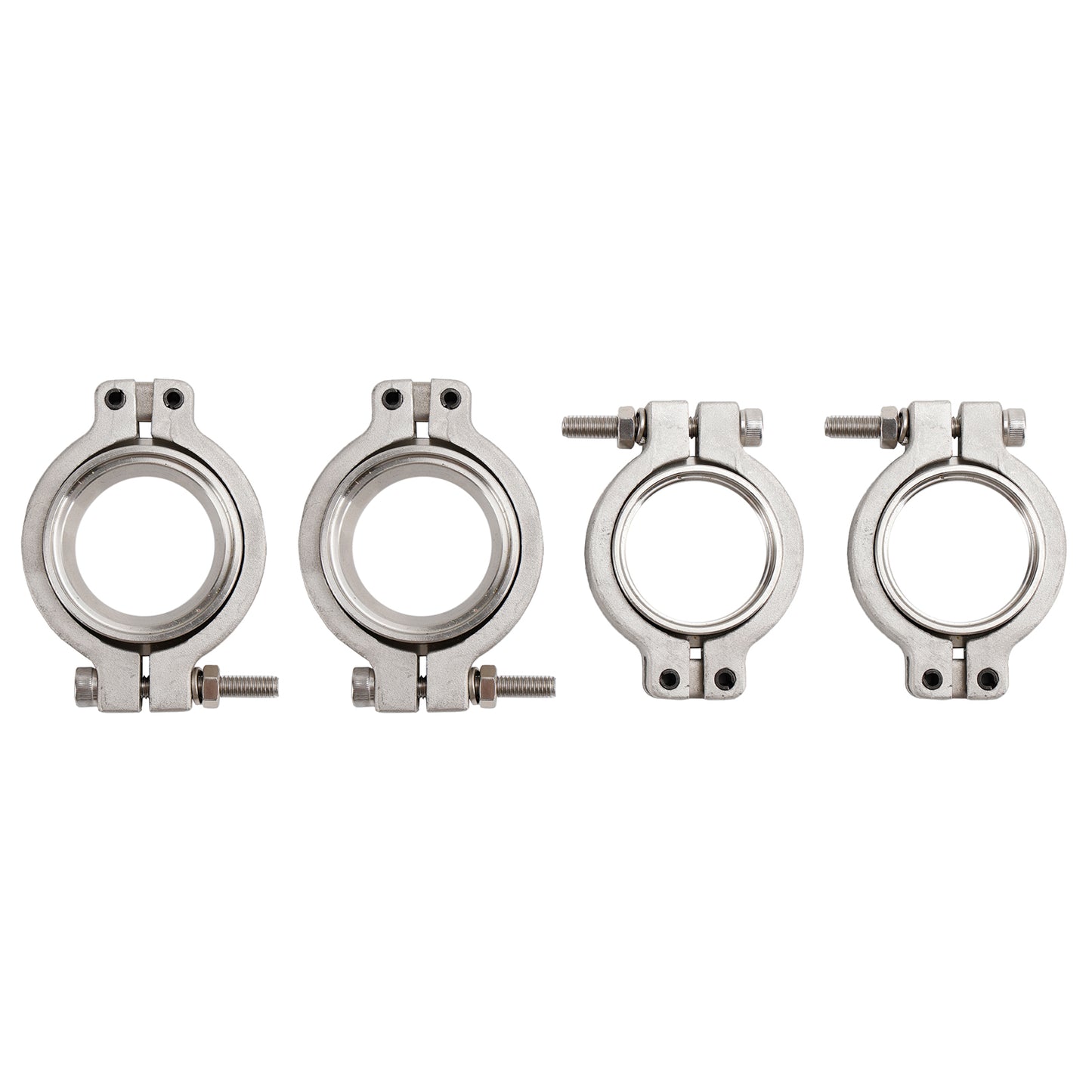 4PC TiAL MV-S 38mm Wastegate V-Band Clamp Set Kit with Screws Nuts and Seals