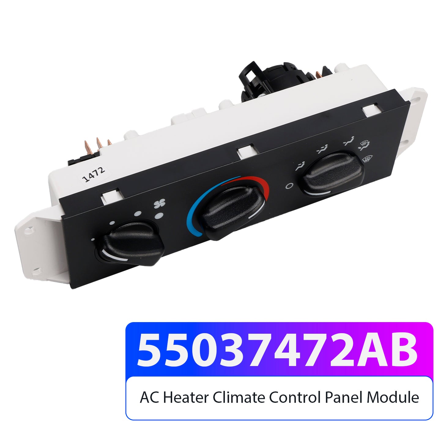 1999-2004 Jeep Wrangler 55037472AB AC Heater Climate Control Panel Module
