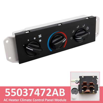 1999-2004 Jeep Wrangler 55037472AB AC Heater Climate Control Panel Module
