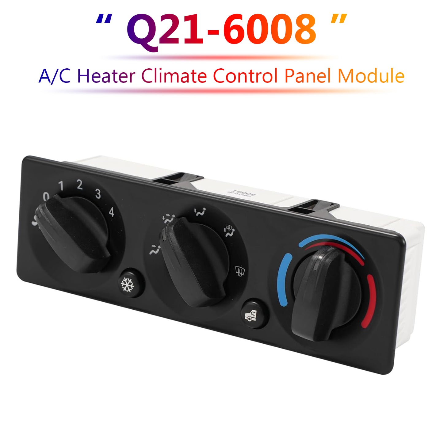 Peterbilt 387 587 Q21-6008 HVAC A/C Heater Climate Control Panel Module