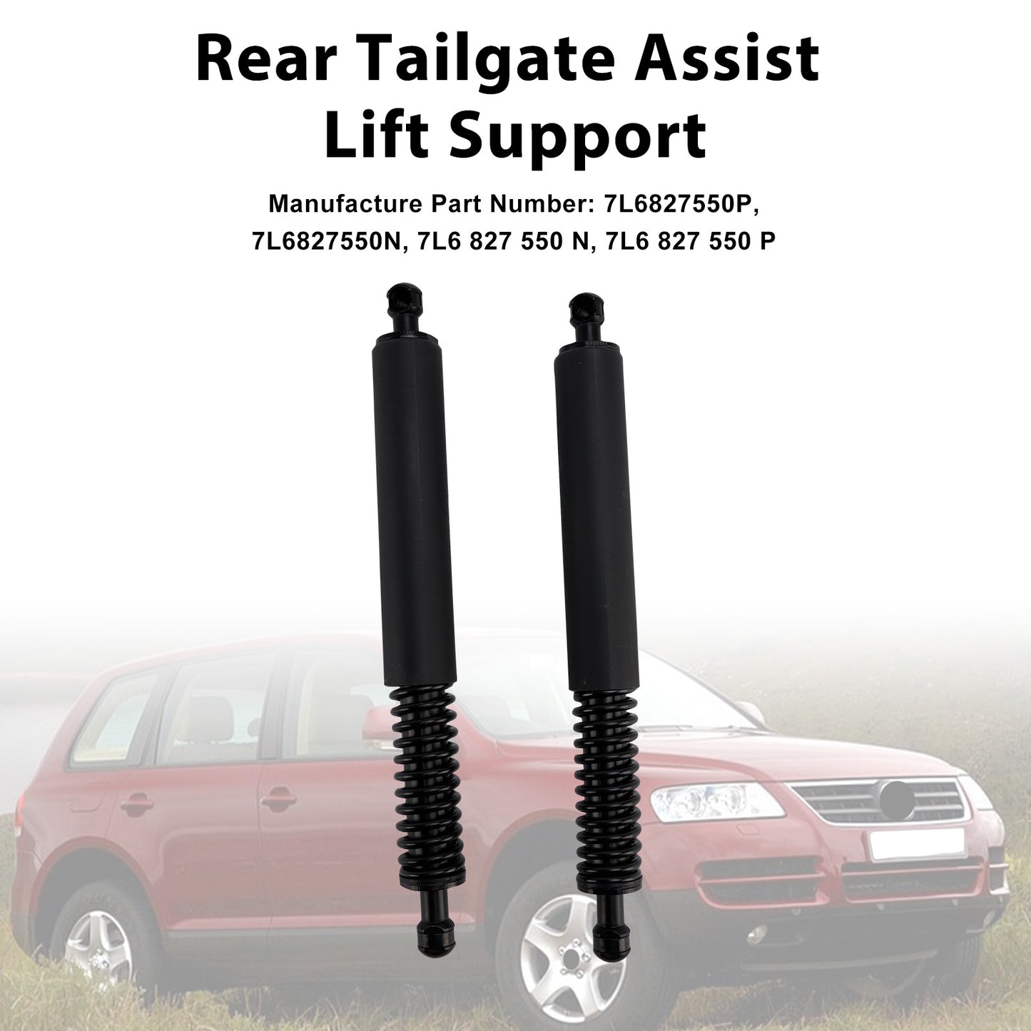 2002.10-2005.10 VW Touareg 7L6, 7L7, 7LA 7L6827550P Rear Tailgate Assist Lift Support Shock Strut Fit