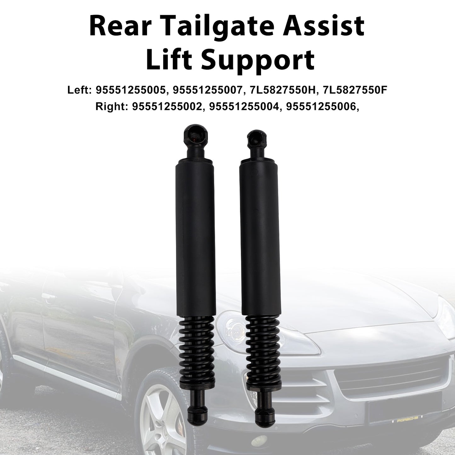 2007.02-2010.09 Porsche Cayenne (9PA) Turbo S 4.8 SG406034 Rear Tailgate Assist Lift Fit