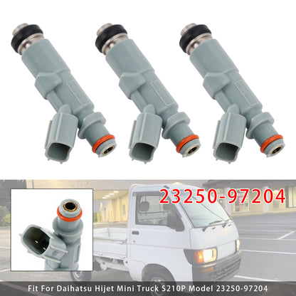 Daihatsu Hijet Mini Truck S210P Model 23250-97204 3Pcs Fuel Injector