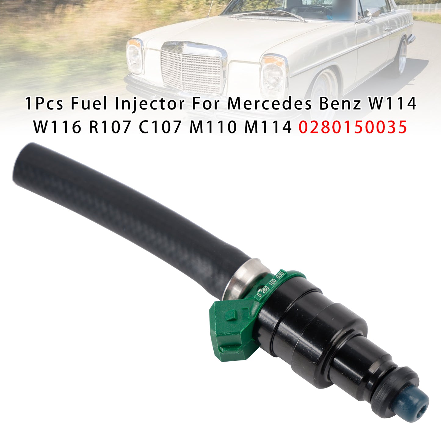 Mercedes Benz R107,C107 280 SL/280 SLC 0280150035 1Pcs Fuel Injector