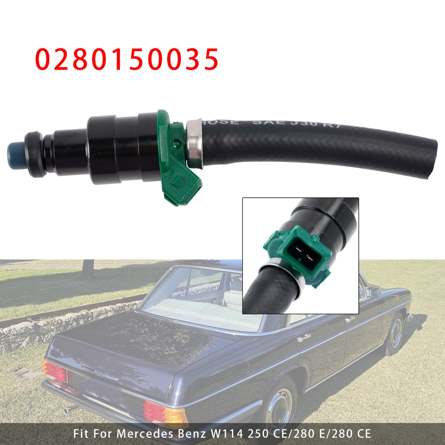 Mercedes Benz R107,C107 280 SL/280 SLC 0280150035 1Pcs Fuel Injector