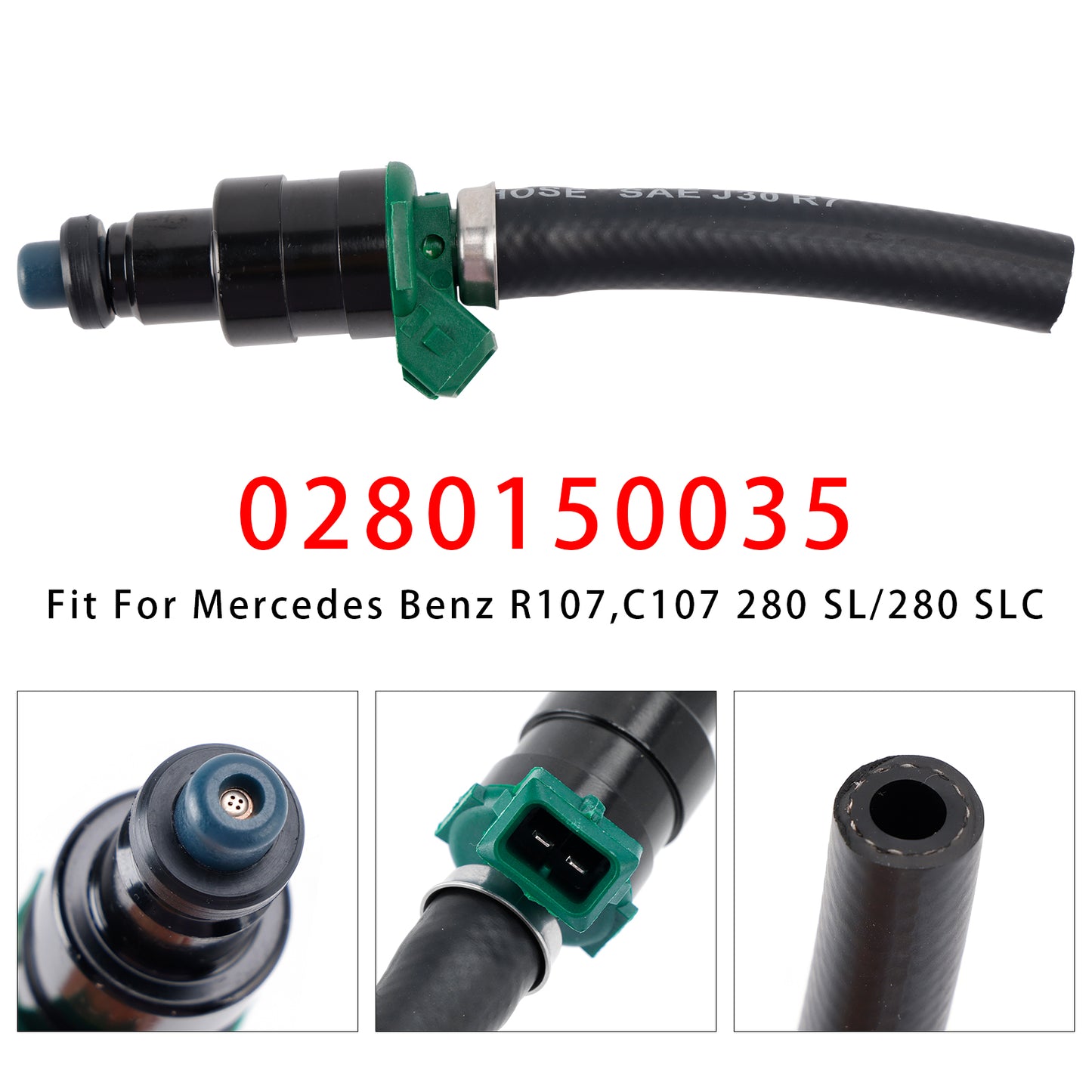 Mercedes Benz R107,C107 280 SL/280 SLC 0280150035 1Pcs Fuel Injector