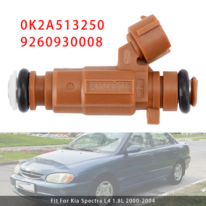 1998-2001 Kia Sephia L4 1.8L 0K2A513250 1Pcs Fuel Injector