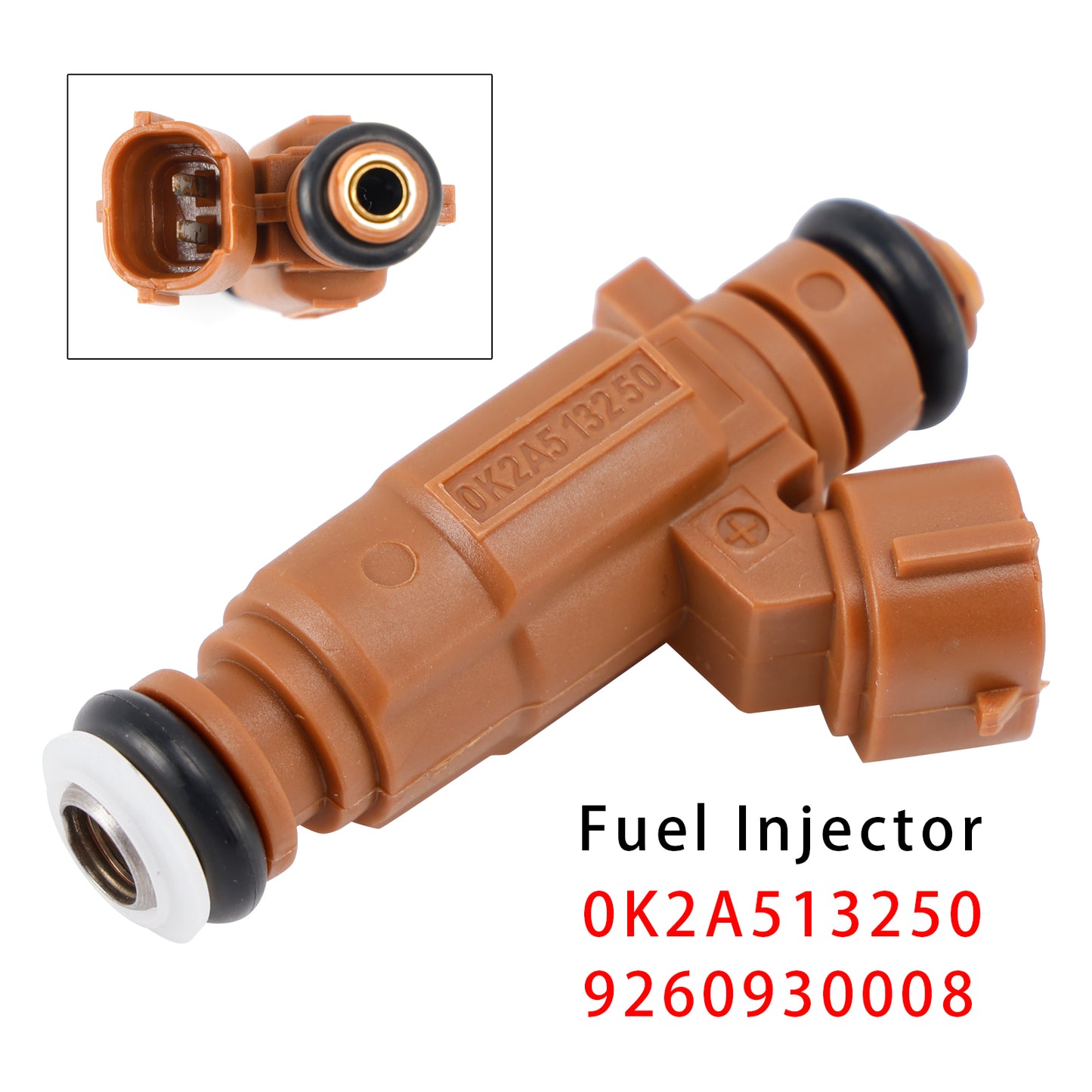1998-2001 Kia Sephia L4 1.8L 0K2A513250 1Pcs Fuel Injector
