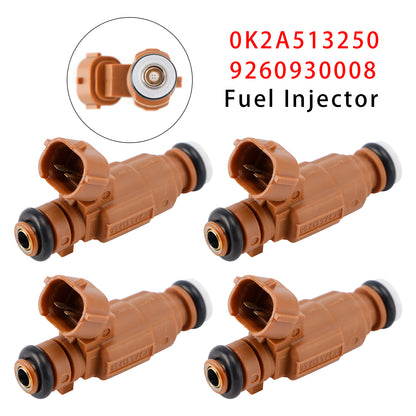98-04 Kia Spectra Sephia L4 1.8L 0K2A513250 9260930008 4Pcs Fuel Injector
